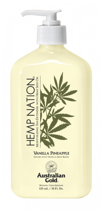 Australian Gold Hemp Nation Vanilla Pineapple, питательный лосьон для тела