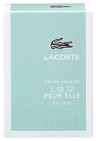 Туалетная вода LACOSTE L.12.12 Natural pour Elle 50 мл