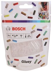 BOSCH Клеевые стержни Gluey Transparent 7х20 мм, 70 шт