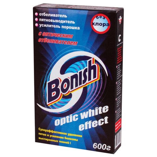 Bonish Отбеливатель Оптик вайт эффект, 600 г