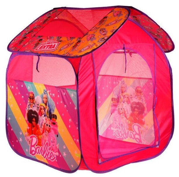 Палатка Играем вместе Барби домик в сумке GFA-BRBXTR-R