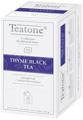 Чай черный Teatone Thyme в пакетиках, 25 шт., 1 уп.