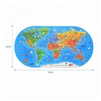 Пазл MiDeer Карта мира большой напольный (MD3027) , элементов: 100 шт.