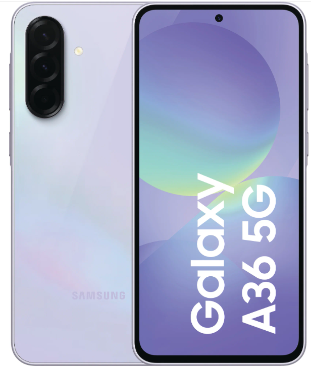 Смартфон Samsung Galaxy A36 5G 8/256 ГБ, Dual: nano SIM + eSIM, лаванда