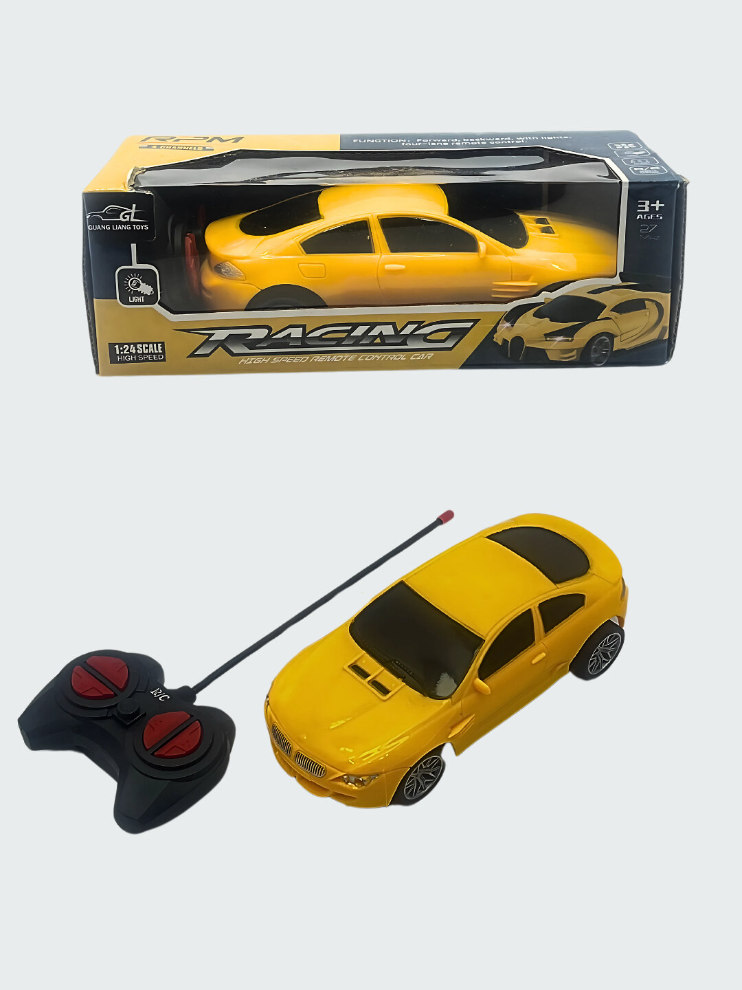 Модель машины BMW M5 1:24 с дистанционным управлением и пультом — фото 1