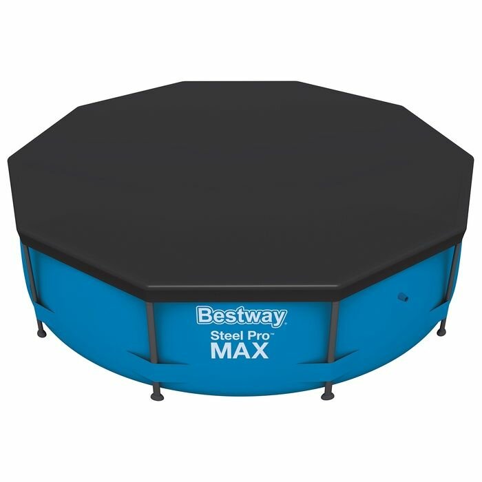 Тент для бассейна Bestway каркасного d-305 см черный (58036)