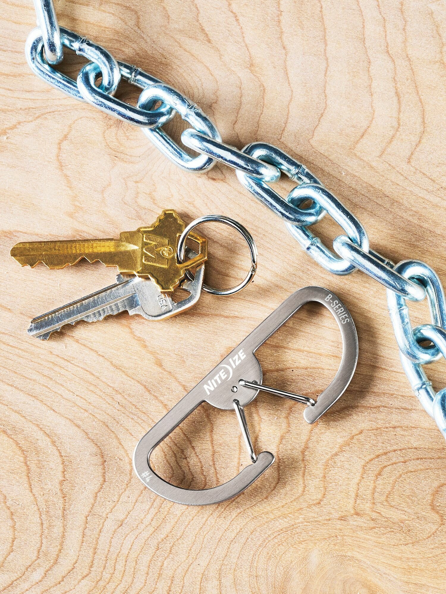 Брелок-карабин Nite Ize, стальной — фото 1