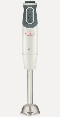 Изображение товара Погружной блендер Moulinex Optichef DD642132, мощность 800 Вт, белый/серый