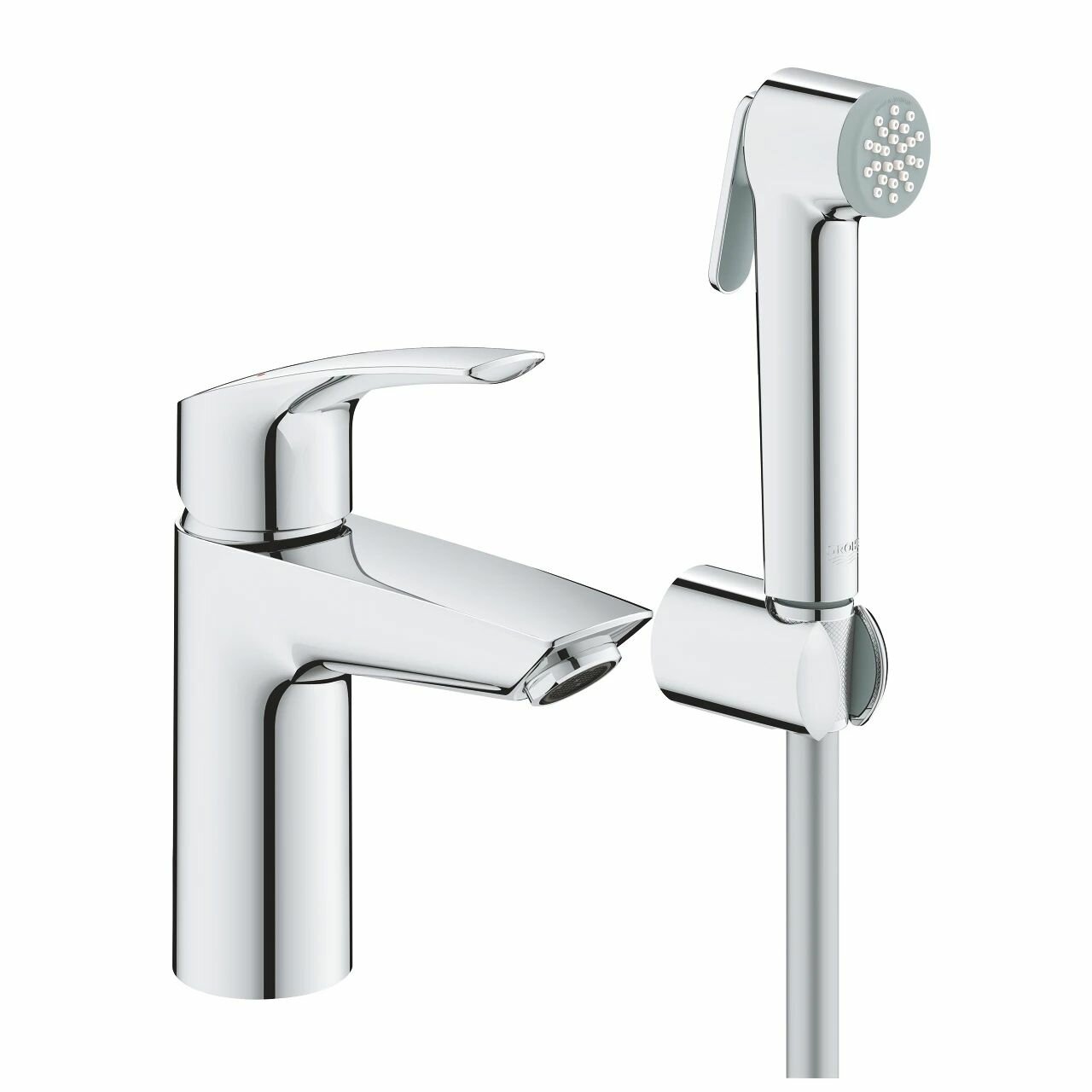 Смеситель для раковины Grohe Eurosmart 23124003 (с гигиеническим душем)