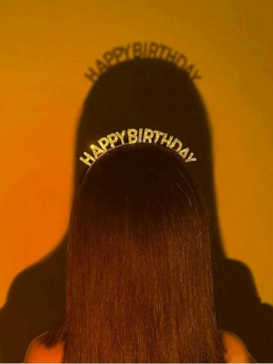 Ободок для волос Happy Birthday, золото, с декором жемчуг, длина 14 см