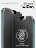 Матовое стекло iPhone 14 Pro / Защитное стекло на Айфон 14 Про