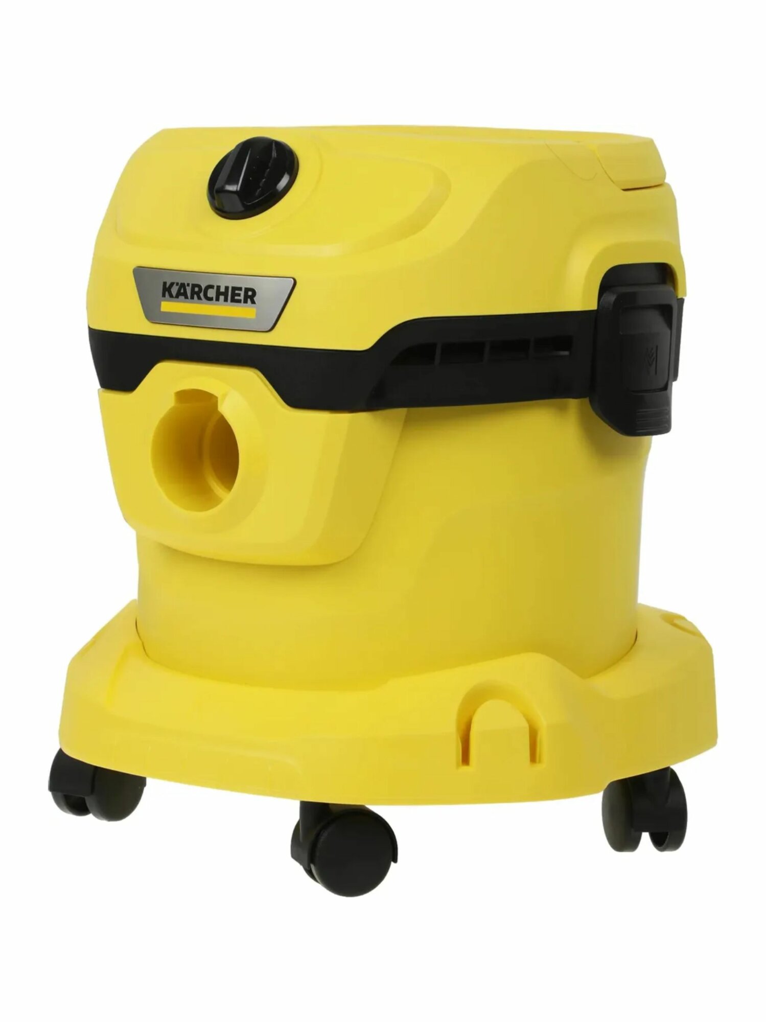 Строительный пылесос Karcher WD 2 Plus V-12/4/18, 1000 Вт, сухая уборка, желтый — фото 1