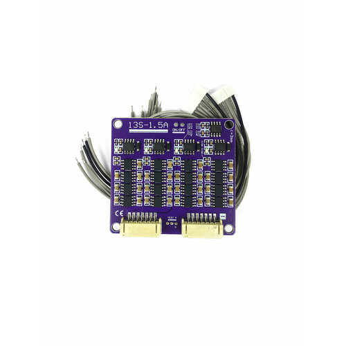 Активный Балансир 13S 1.5A мини балансировочная плата для аккумуляторов Li-ion