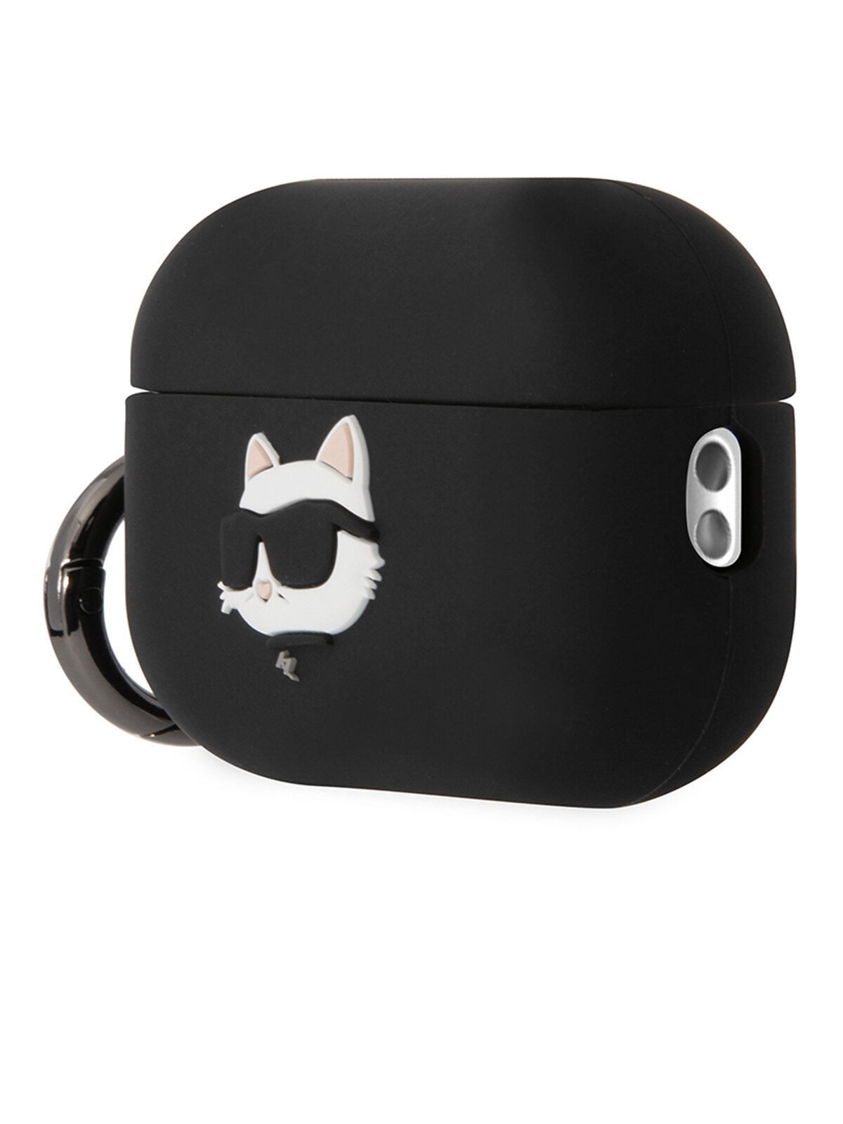 Чехол Karl Lagerfeld силиконовый для Airpods Pro 2, NFT 3D Choupette черный — фото 1