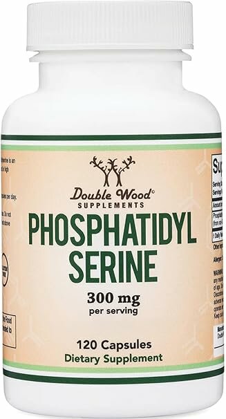 Double Wood Supplements, Phosphatidylserine, фосфатидилсерин, для поддержки мозга, 120 капсул