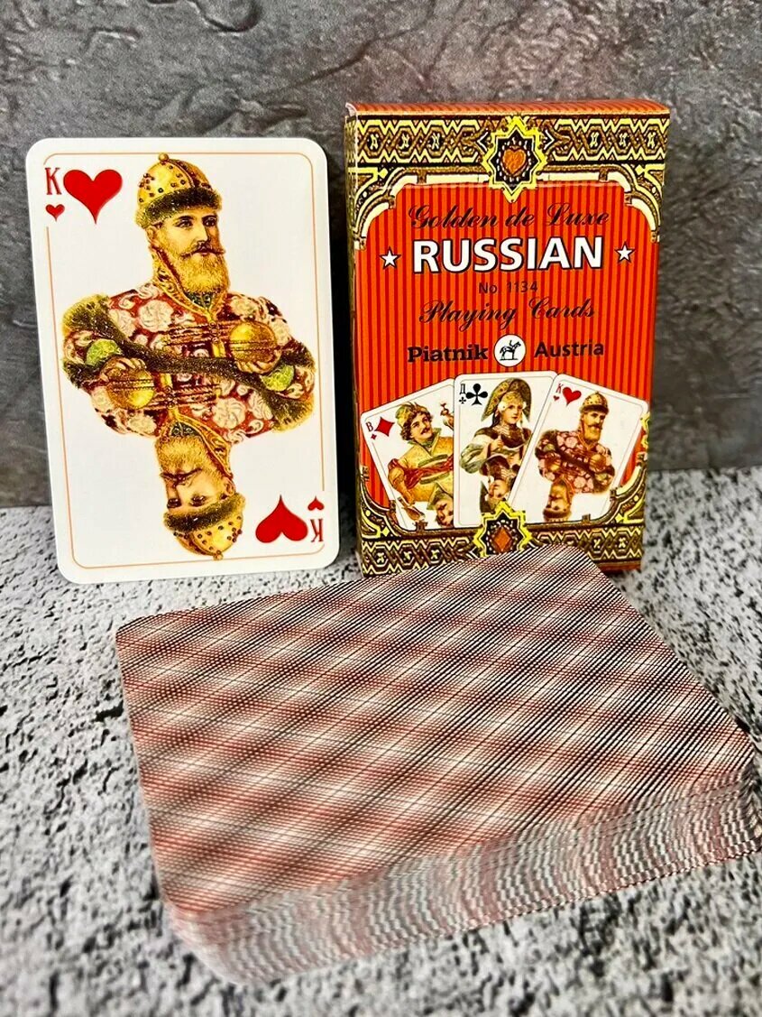 Игральные карты "Золотая Россия", 54 шт.