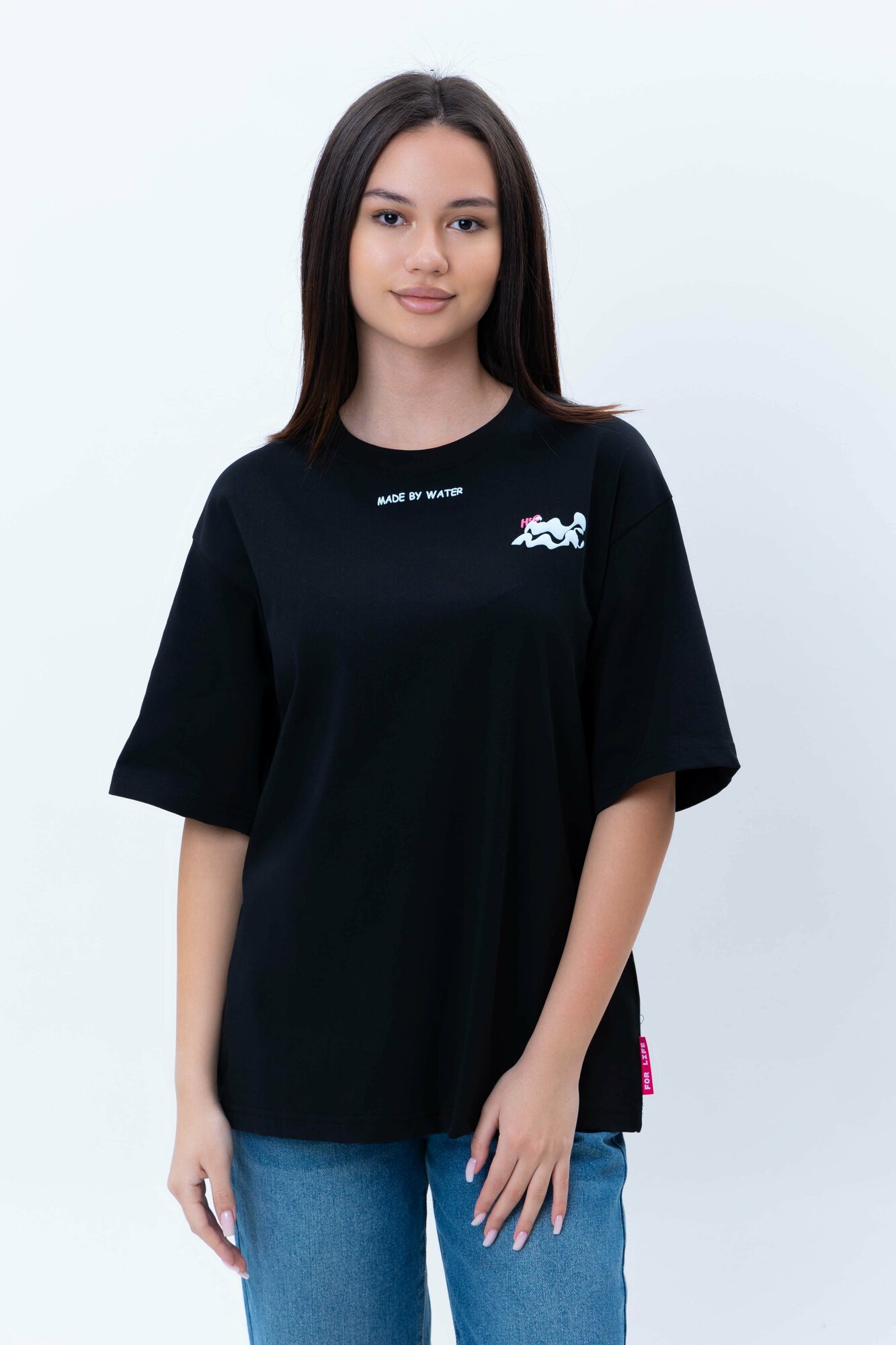 Футболка спортивная TERRA PRO, размер M, black