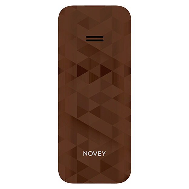 Кнопочный, мобильный телефон Novey 105C 2 - SIM слота, шоколадный — фото 1