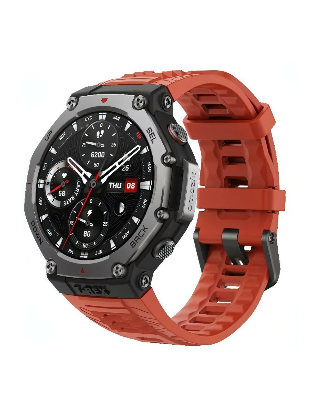 Смарт-часы Amazfit T-Rex 3 Lava — фото 1