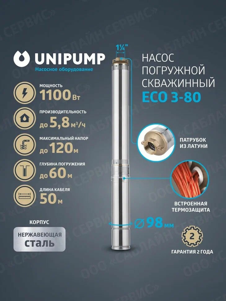 Погружной скважинный насоc 4