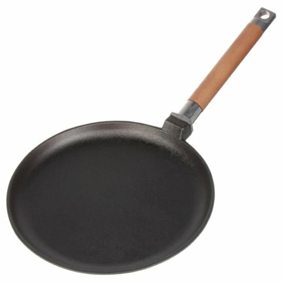 Сковорода блинная Гардарика 24 см  со съемной ручкой  чугун  0424 