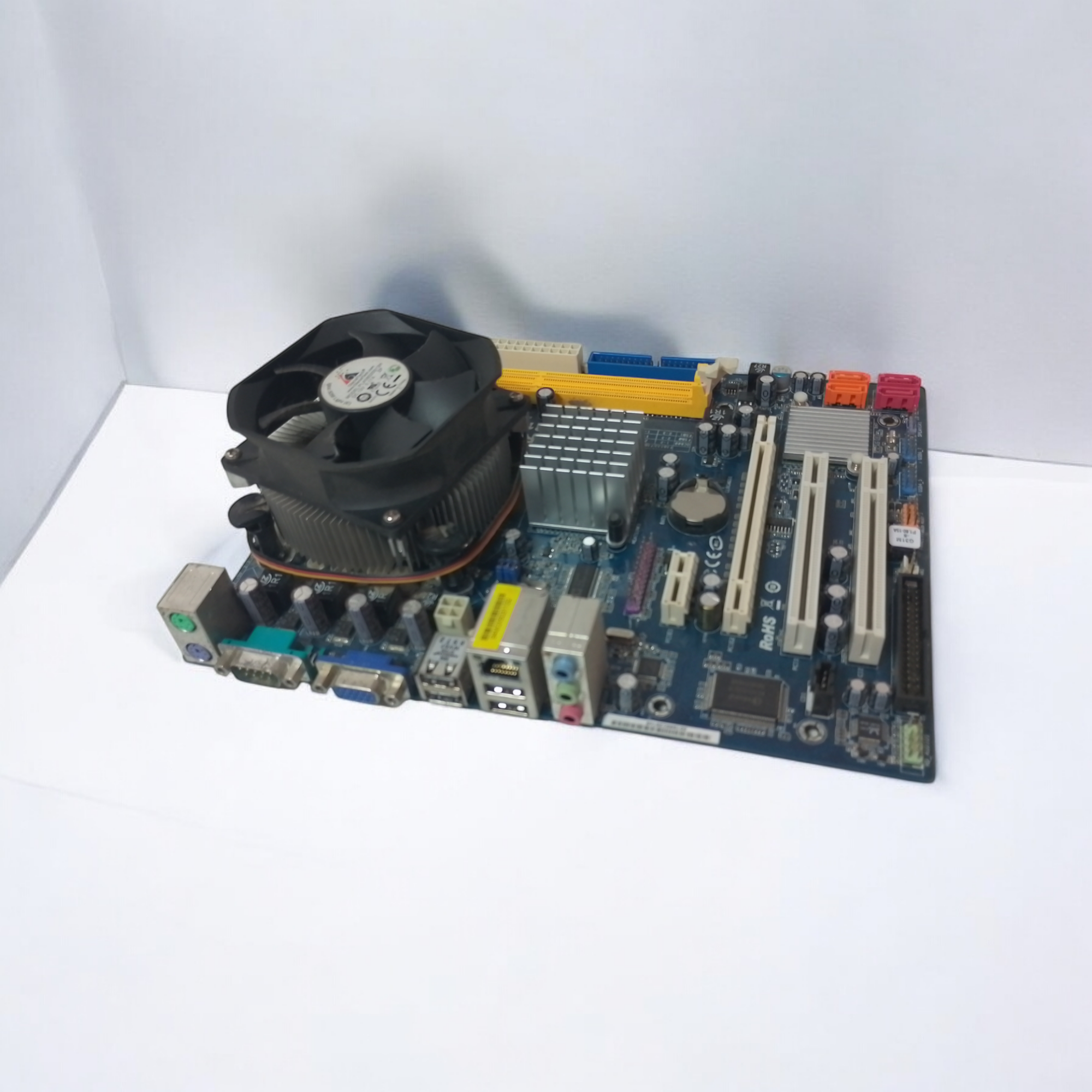 Комплект материнская плата S-775 ASrock G31M-S, E1200, кулер