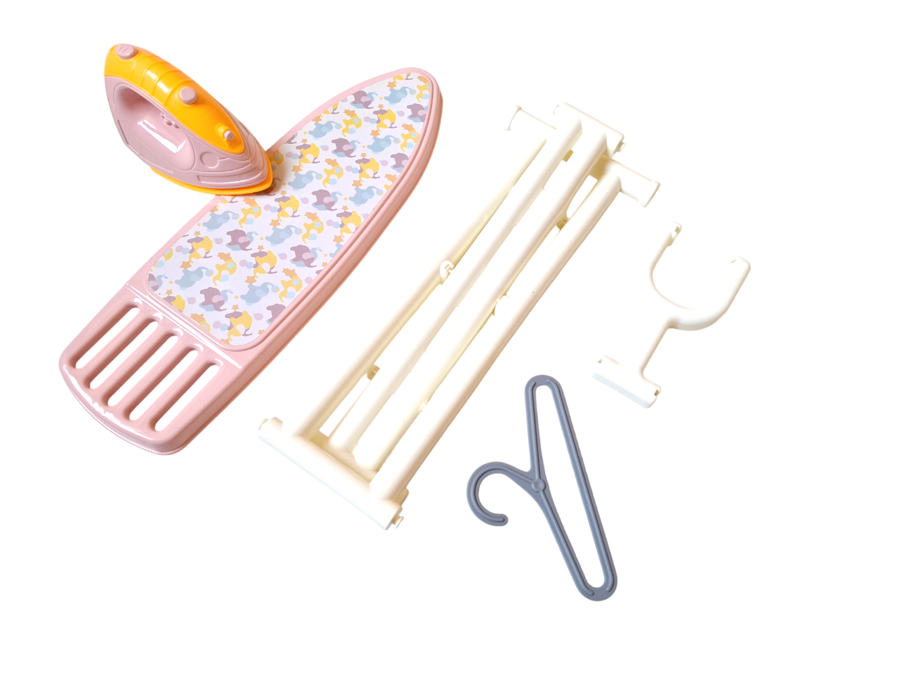 Набор игрушечный "Утюг с гладильной доской" для девочек, 100% пластик — фото 1