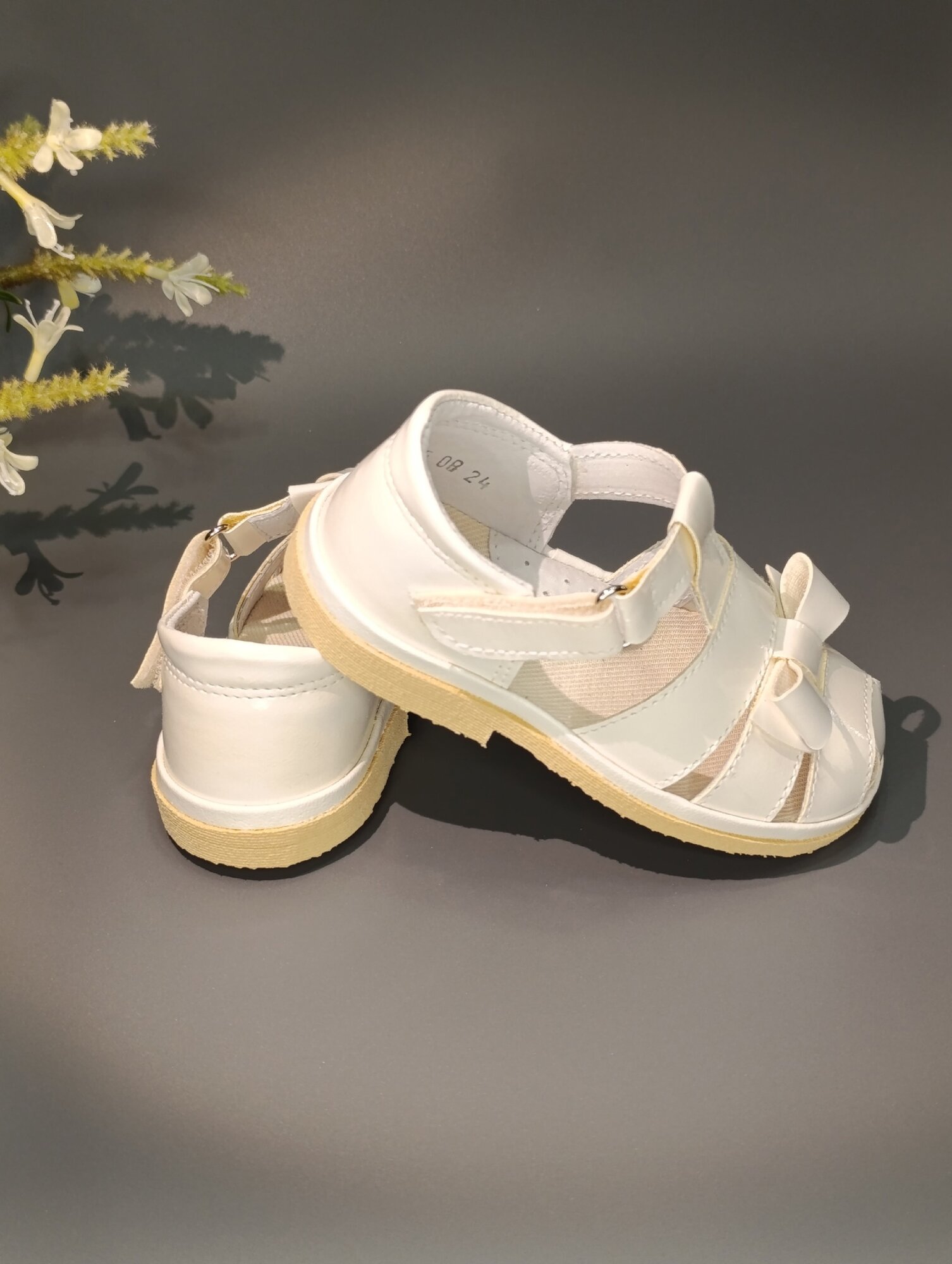 Сандалии Пумка, размер 16.5, белый — фото 1