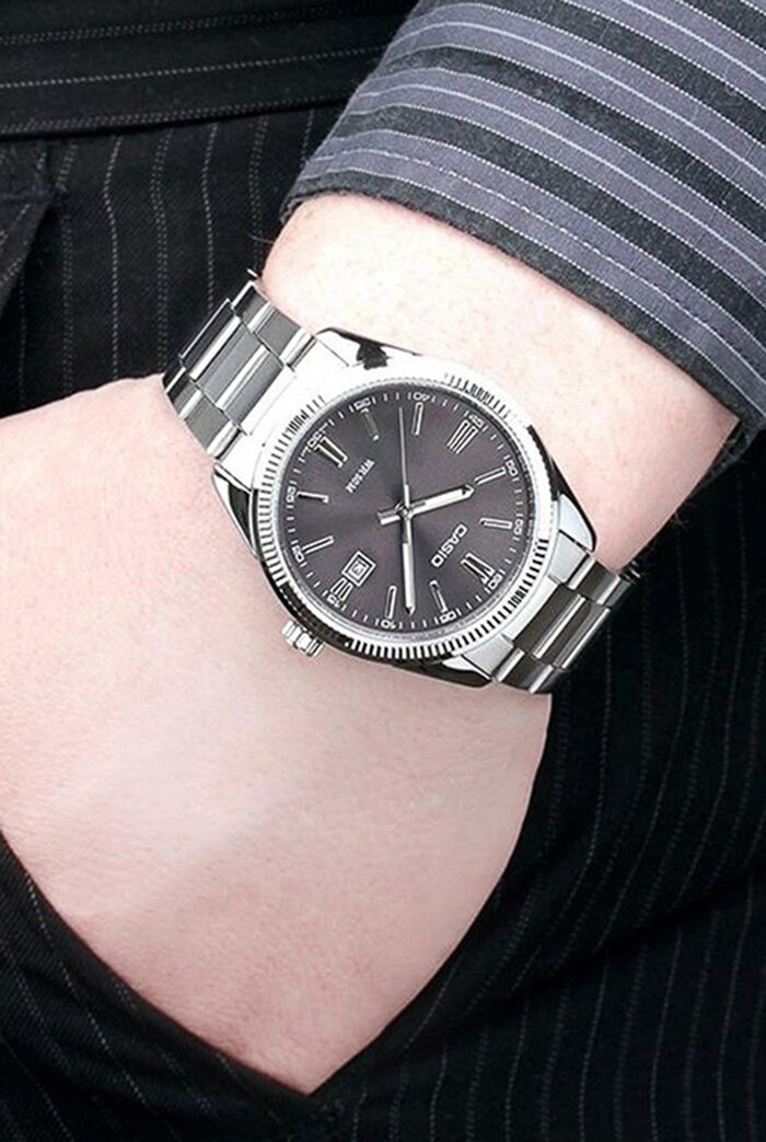 Наручные часы CASIO Collection, серый/черный — фото 1