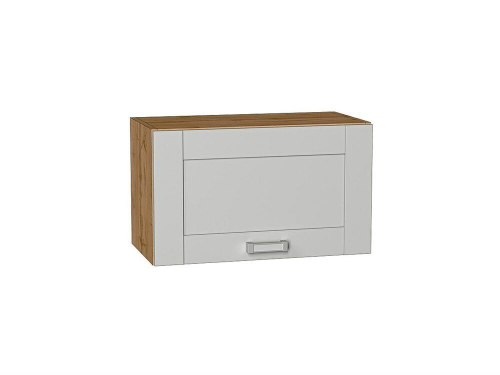 VVT Шкаф верхний горизонтальный Лофт Дуб Вотан, Grey Silk, 360, 600 В*Ш*Г 358*600*320, фасад МДФ Grey Silk, корпус Дуб Вотан Grey Silk