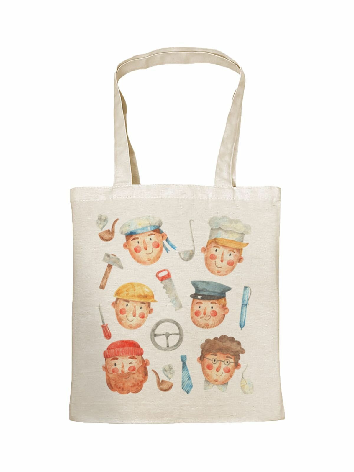 Сумка шоппер Gerasim, серый, бежевый, белый — фото 1