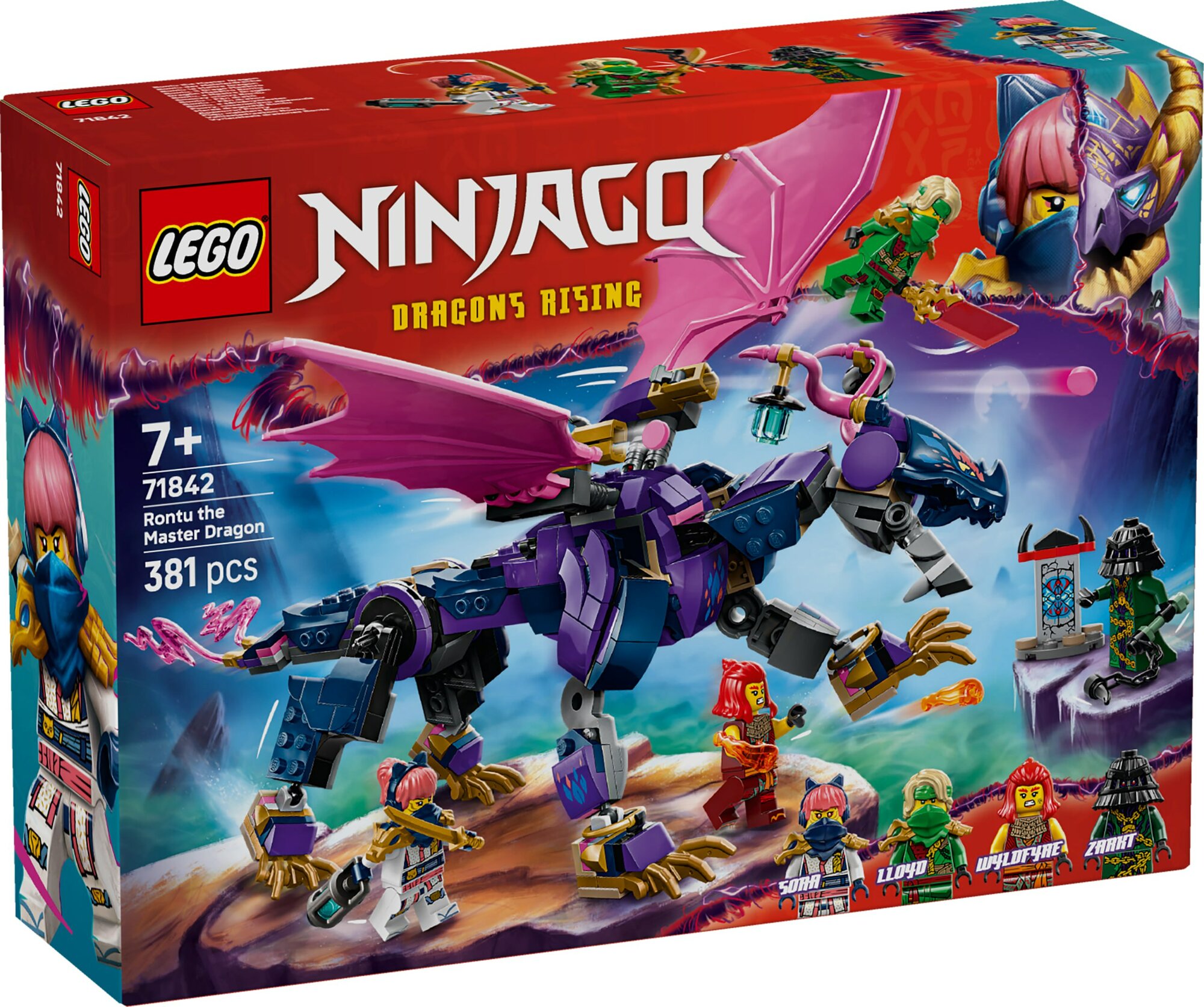 Конструктор LEGO NINJAGO 71842 Ронту Мастер Драконов, 381 дет.