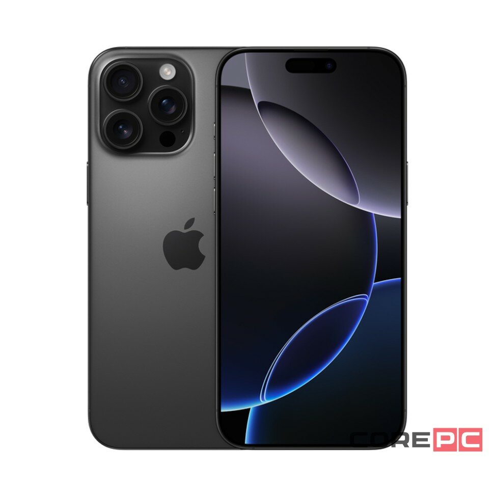 Смартфон Apple iPhone 16 Pro Max 256Gb (Black Titanium) EU стильный дизайн