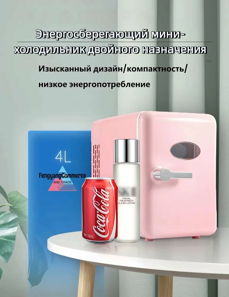 Небольшой бытовой автомобиль холодный и горячий холодильник двойного назначения