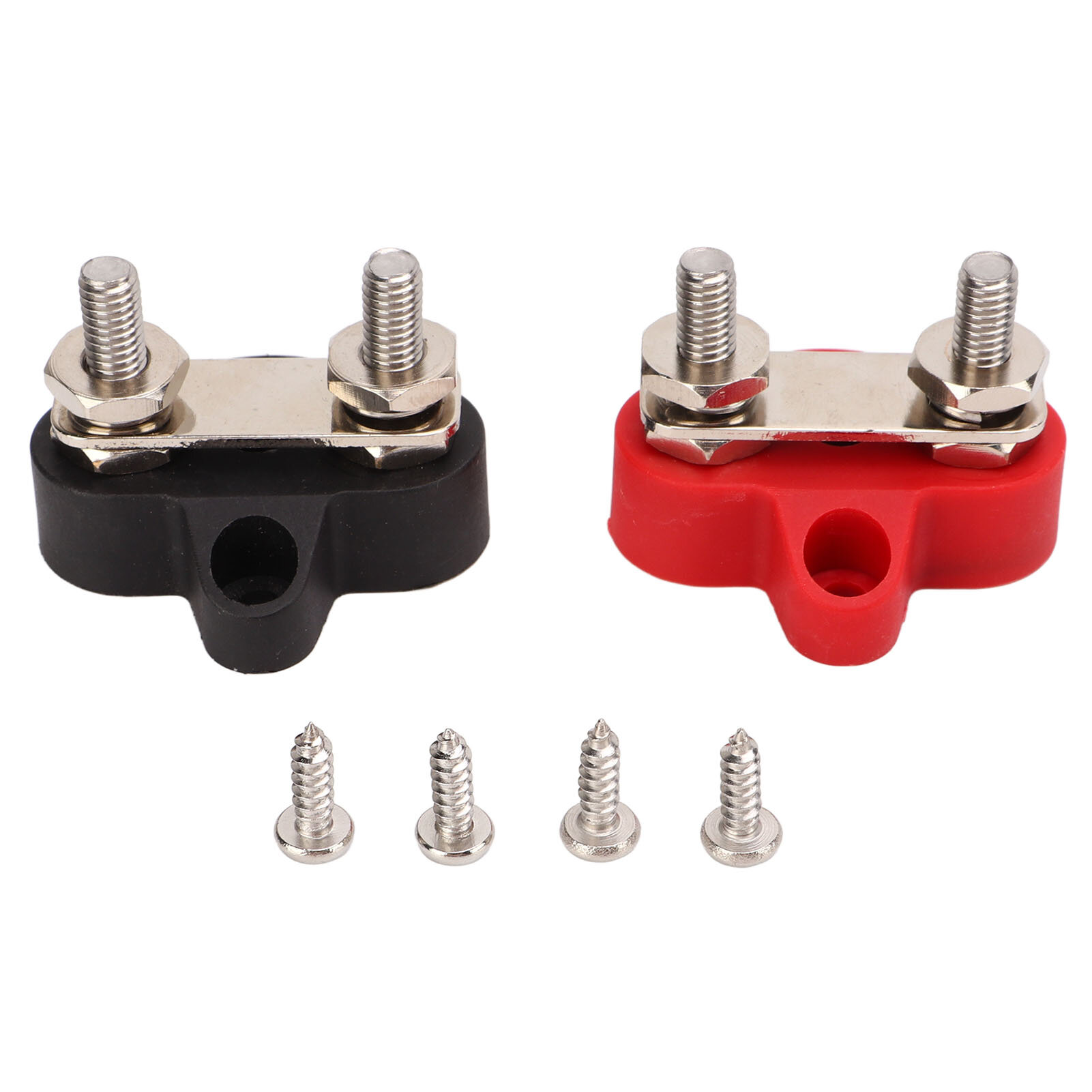48V Power Distribution Studs Battery Ground Junction Post Bus Bar Connector 1/4in M6