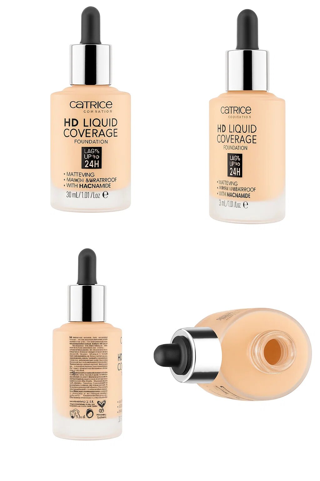 Catrice HD Liquid Coverage — стойкая тональная основа с эффектом фотошопа до 24 часов