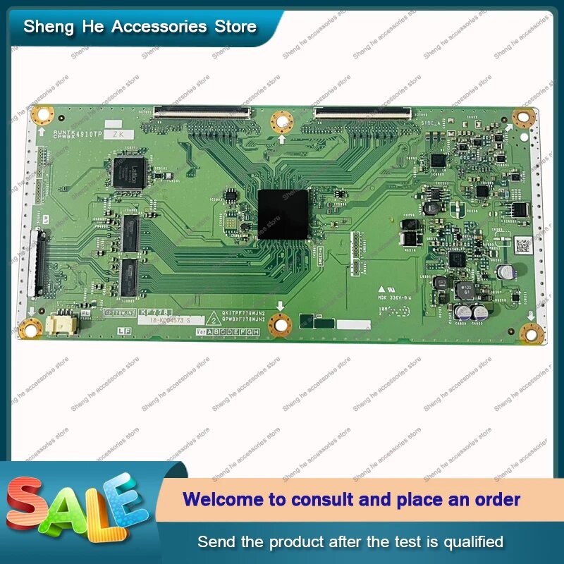 CPWBX RUNTK4910TP ZK QPWBXF778WJN2/JN3 Плата T-CON Ремонт и запасные части для ЖК-телевизора 4910TP
