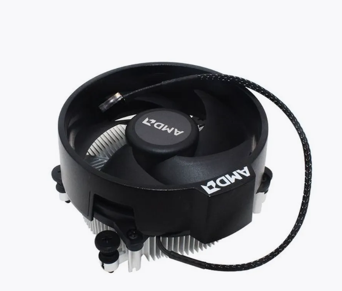 Кулер AMD Wraith Stealth REV B 712-000071 , для процессора AM4, 2600 об/мин, 65Вт, черный