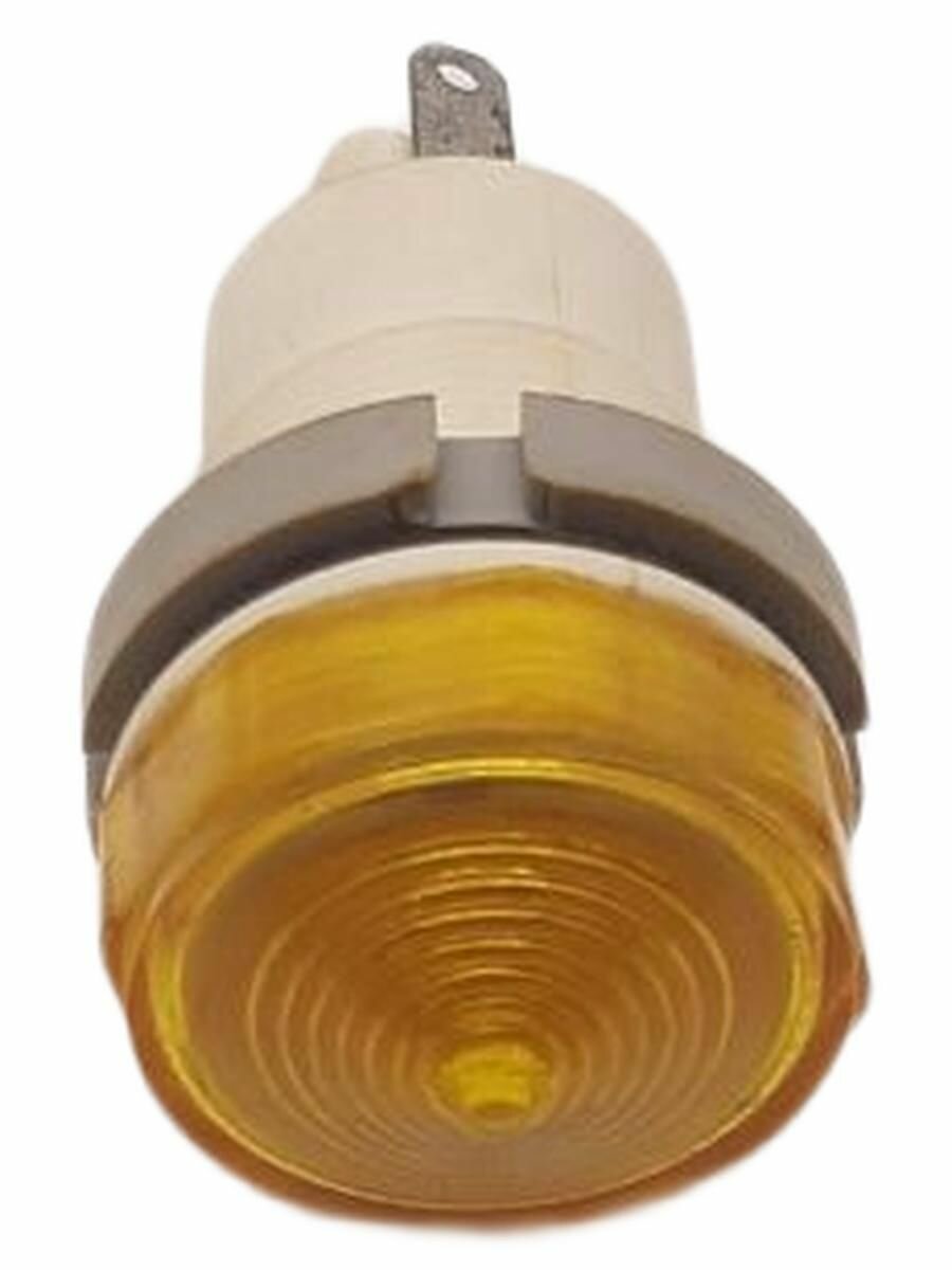 Сигнальная арматура AME с лампой КМ24-90 желтый диаметр 19мм