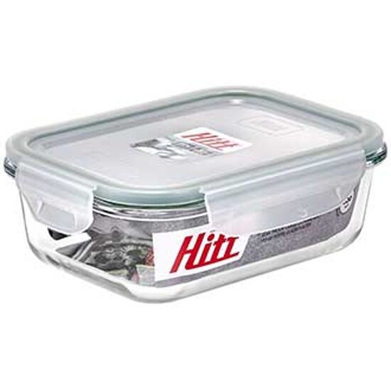 Контейнер для продуктов Hitt 037 л герметичный жаропрочный стекло (H241032/K)