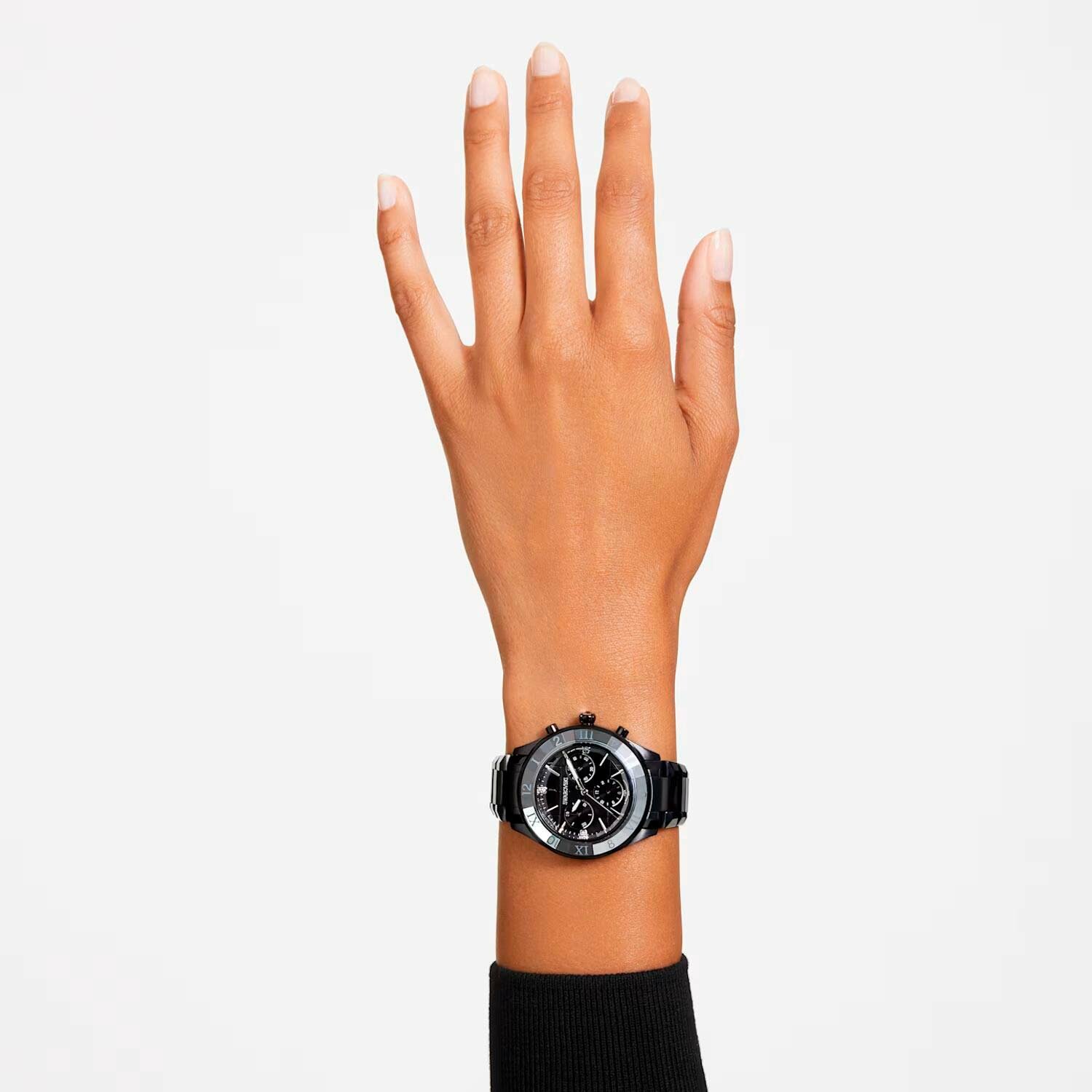 Наручные часы SWAROVSKI, черный с полосами — фото 1