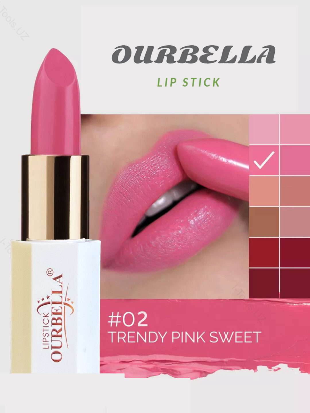 Помада для губ стойкая OURBELLA