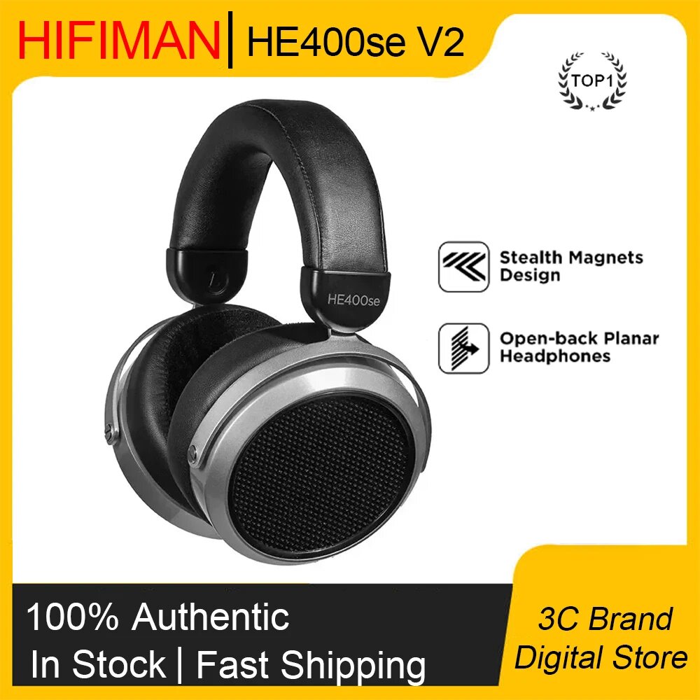 HIFIMAN HE400se V2 Стелс-магниты дизайн накладных наушников 32 Ом, V2 Stealth Magnet