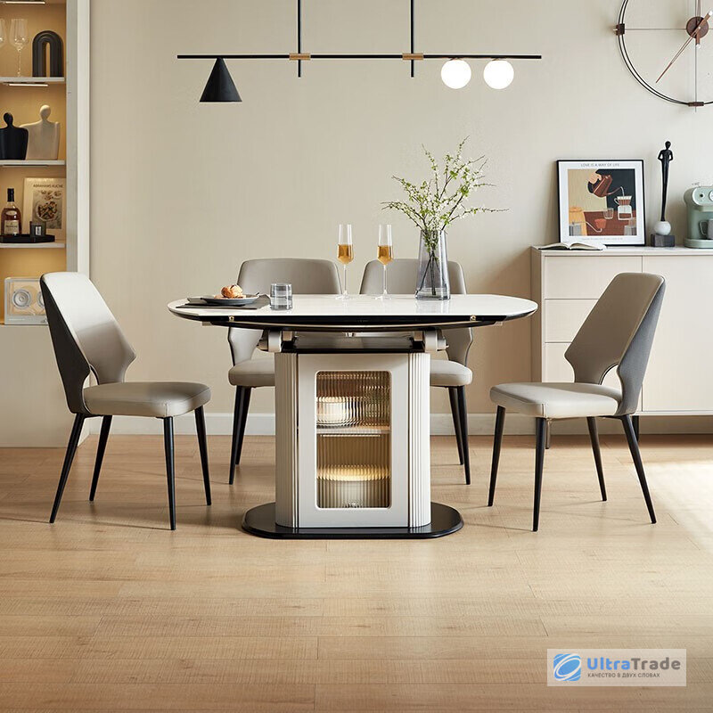 Изображение Обеденный стул Xiaomi Linsy Dining Chair Beige/Brown (LS531S4-A)