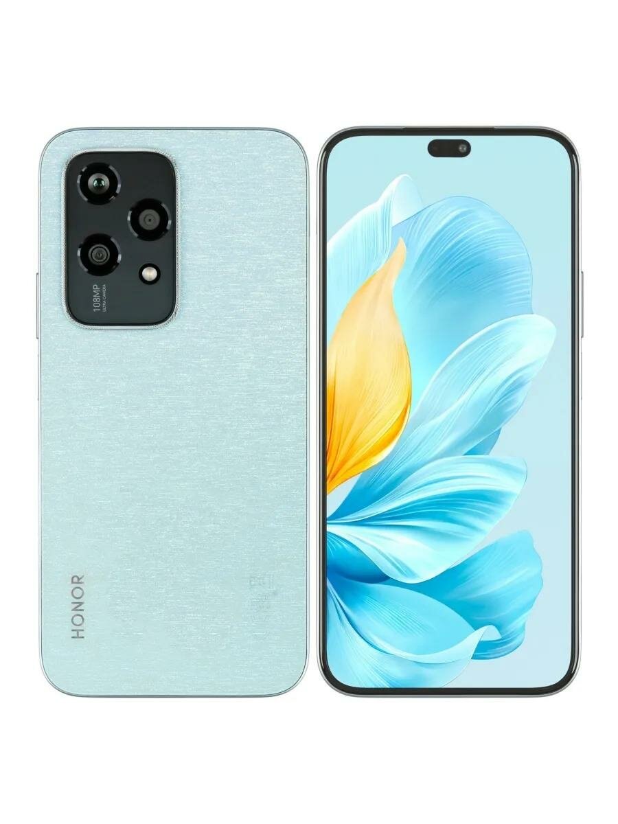 Смартфон HONOR 200 Lite 8/256Gb, Global, Dual nano SIM, голубой (Starry Blue)