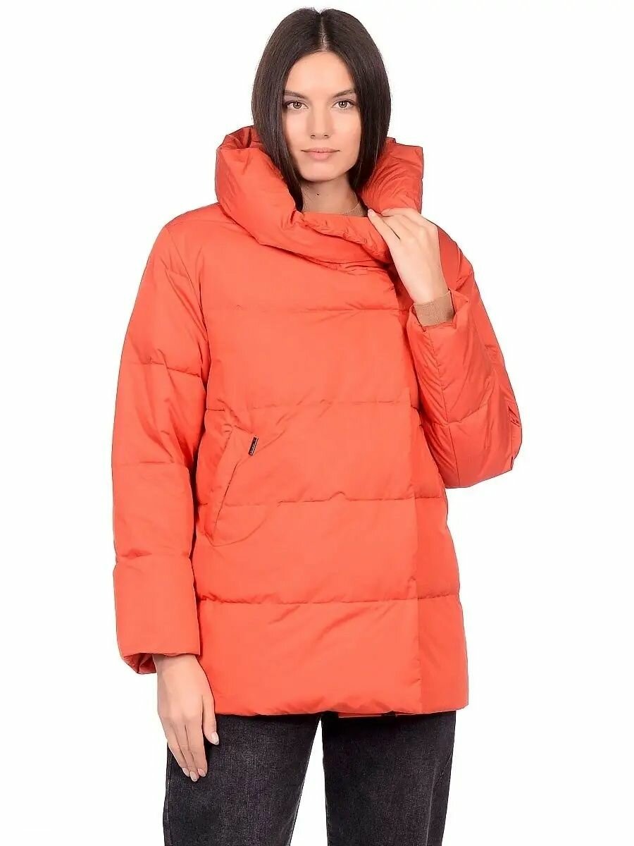 Пуховик DIXI COAT Осень-зима 2019, размер 38, оранжевый