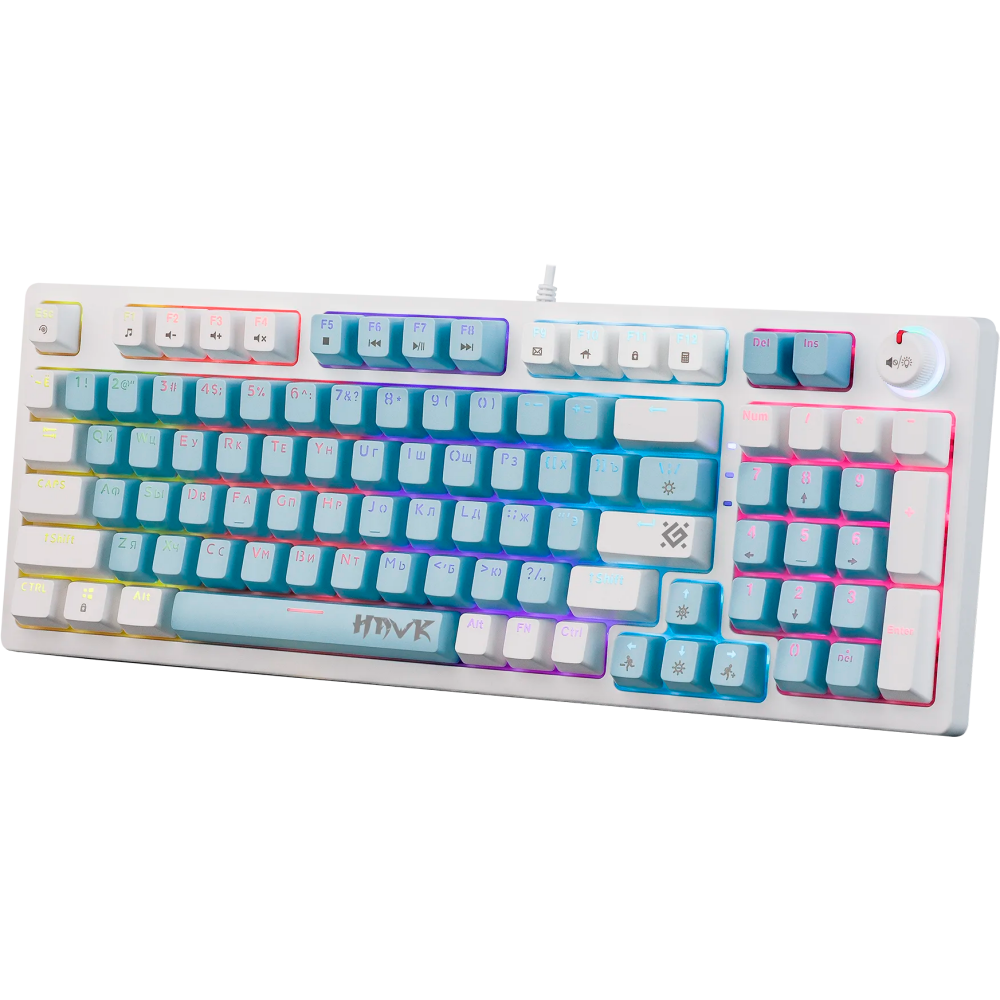 Клавиатура Defender Hawk GK-418, с подсветкой, 97 клавиш, USB