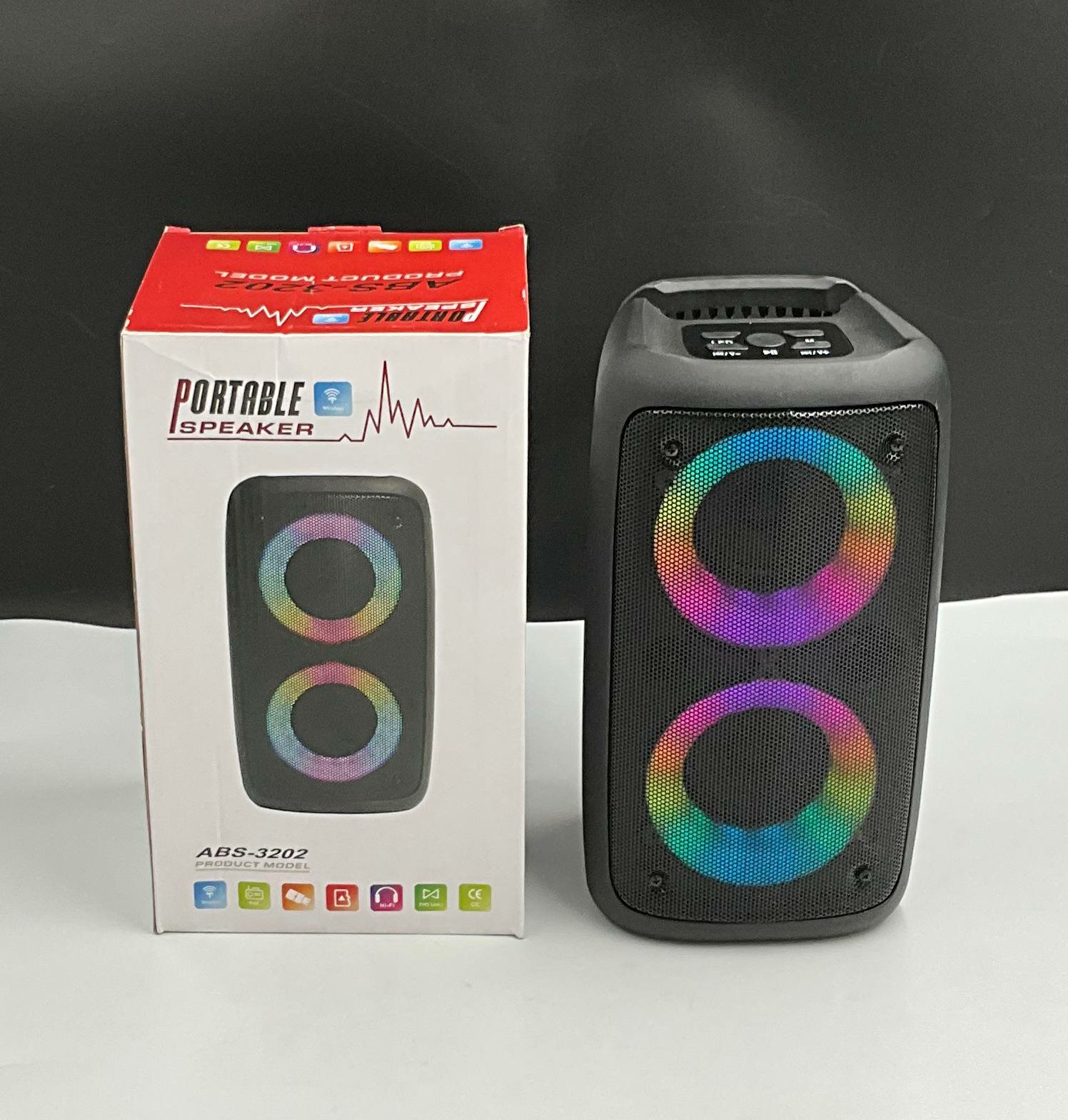 ABS-3202 мини открытый беспроводной музыкальный динамик ABS-3202 мини открытый беспроводной музыкальный динамик