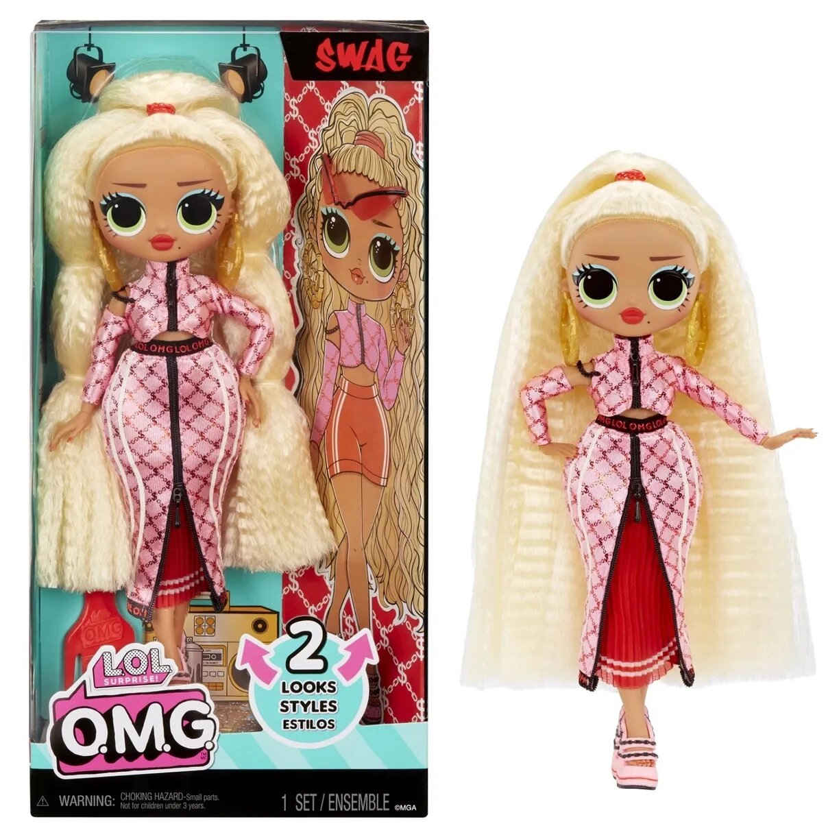 Кукла L.O.L. HoS "OMG Swag", 25 см, с аксессуарами, 4 наряда, от 4 лет