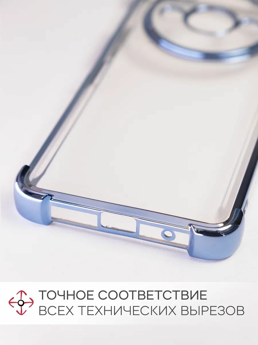 Чехол на Redmi A3 силикон противоударный, защита камеры Брустанс — фото 1